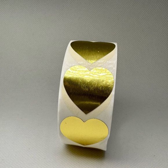  Label Stickers Chroma 1 Inch Color Code Heart Label Stickers Sticker - Picture 5 of 8